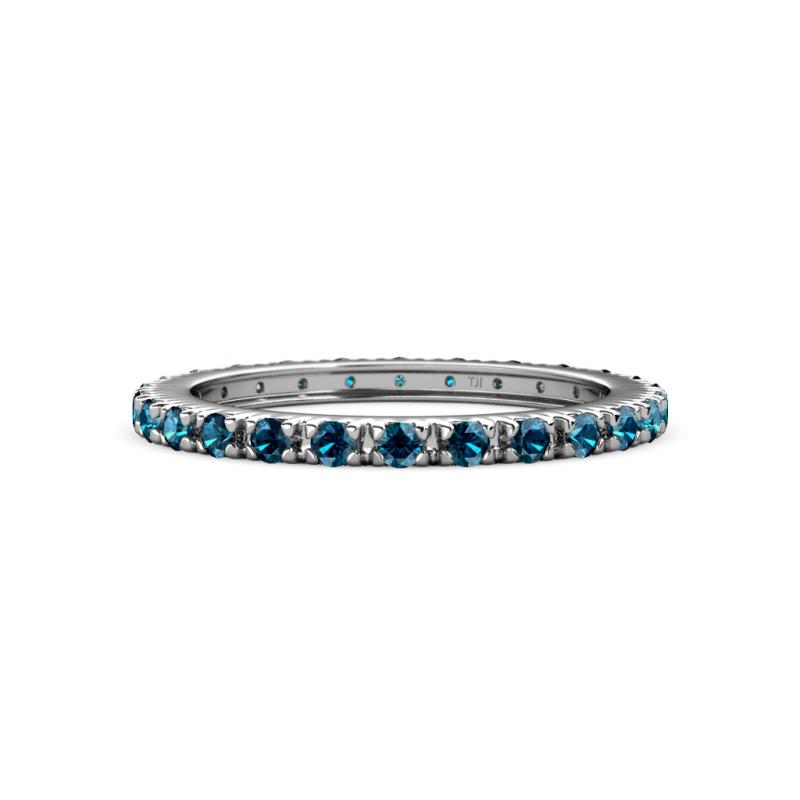Gracie 2.00 mm Blue Diamond Eternity Band 