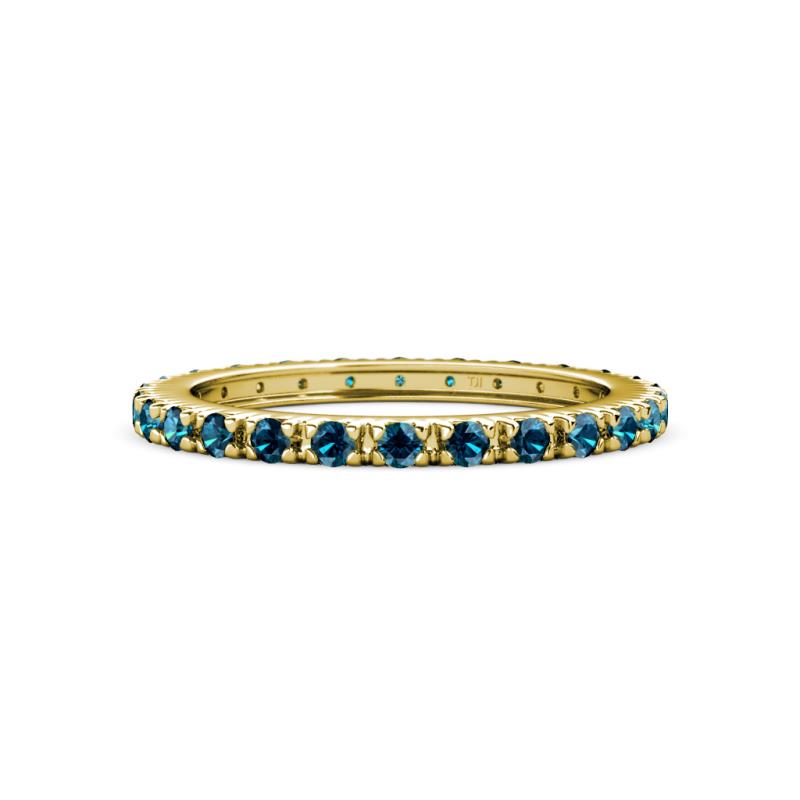 Gracie 2.00 mm Blue Diamond Eternity Band 