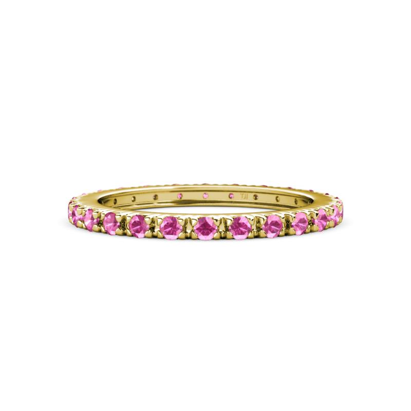 Gracie 2.00 mm Pink Sapphire Eternity Band 
