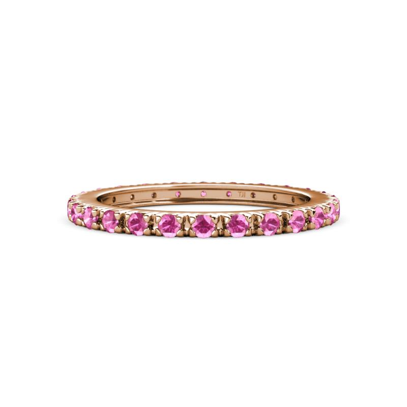 Gracie 2.00 mm Pink Sapphire Eternity Band 