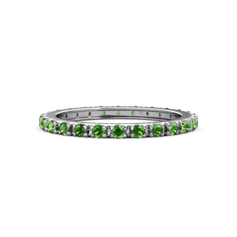 Gracie 2.00 mm Green Garnet Eternity Band 