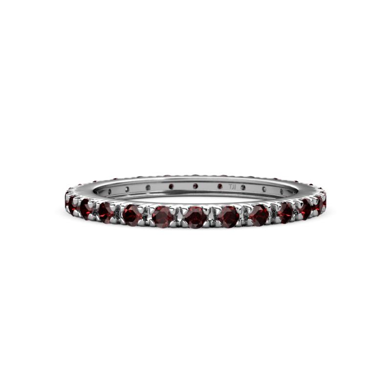 Gracie 2.00 mm Red Garnet Eternity Band 