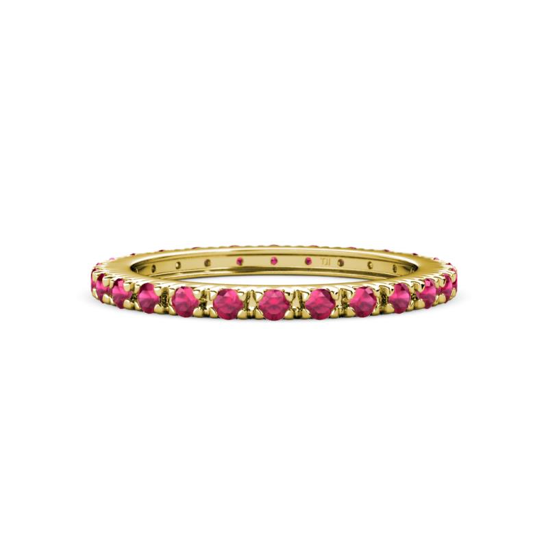 Gracie 2.00 mm Ruby Eternity Band 