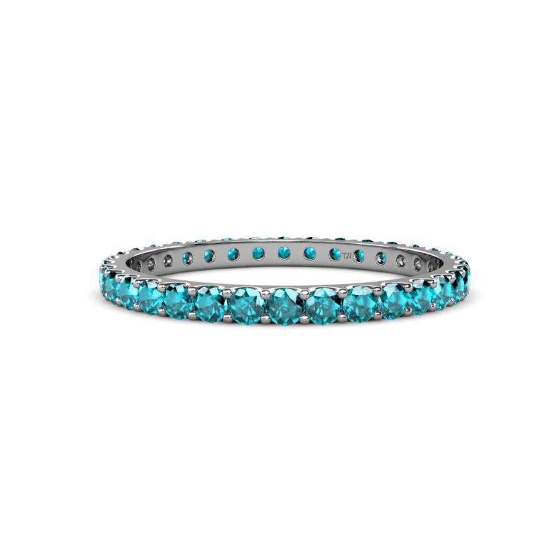 Audrey 2.00 mm London Blue Topaz U Prong Eternity Band 