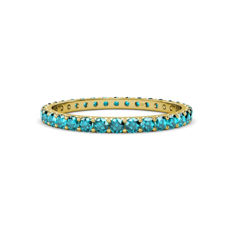 Audrey 2.00 mm London Blue Topaz U Prong Eternity Band 