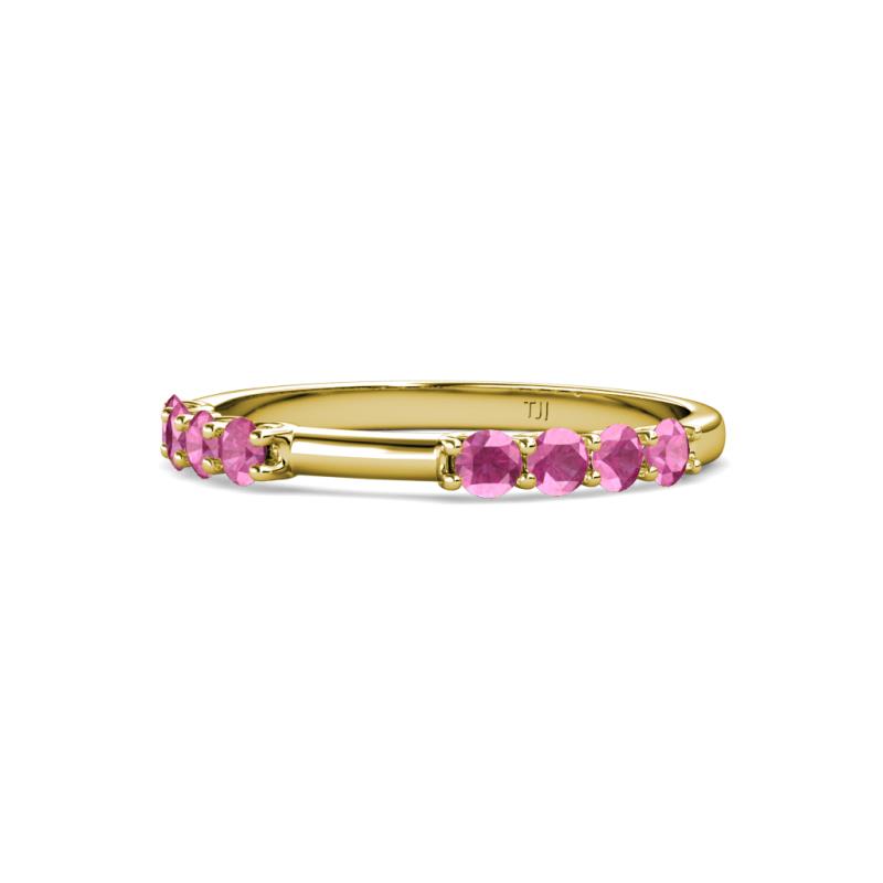 Alicia 0.50 ctw Pink Sapphire Wedding Band 