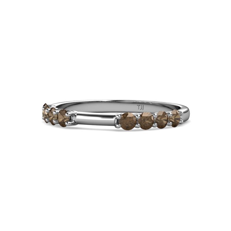 Alicia 0.48 ctw Smoky Quartz Wedding Band 