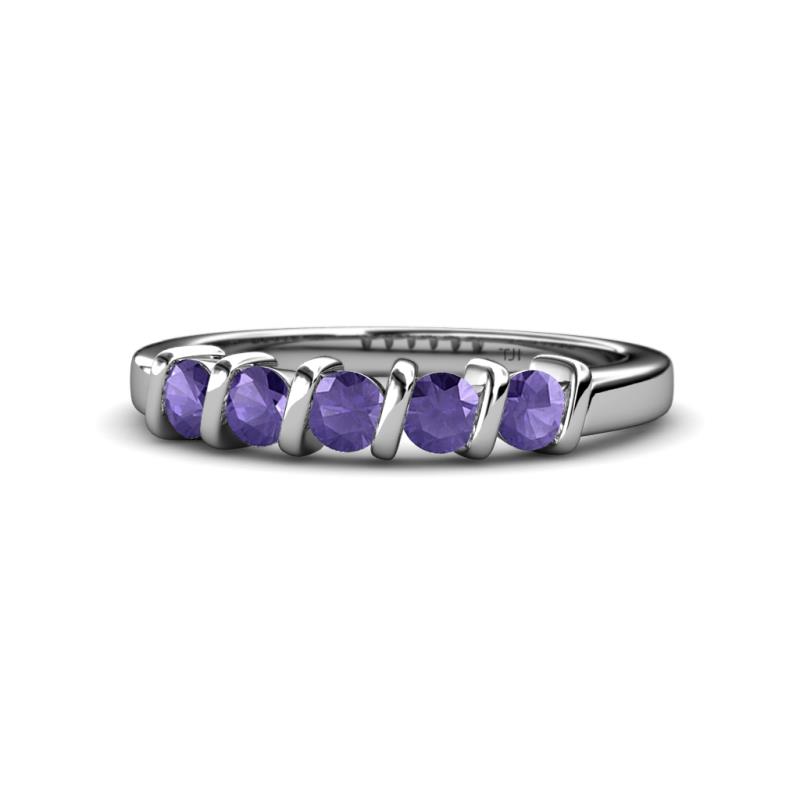Talia Iolite Wedding Band 