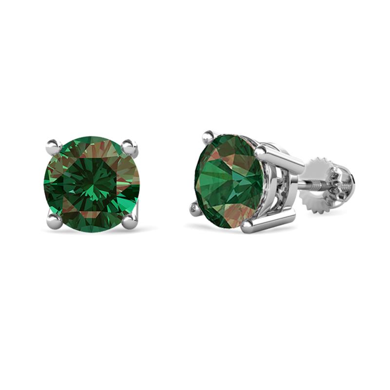 Alina Lab Created Alexandrite (6.50 mm) Solitaire Stud Earrings 