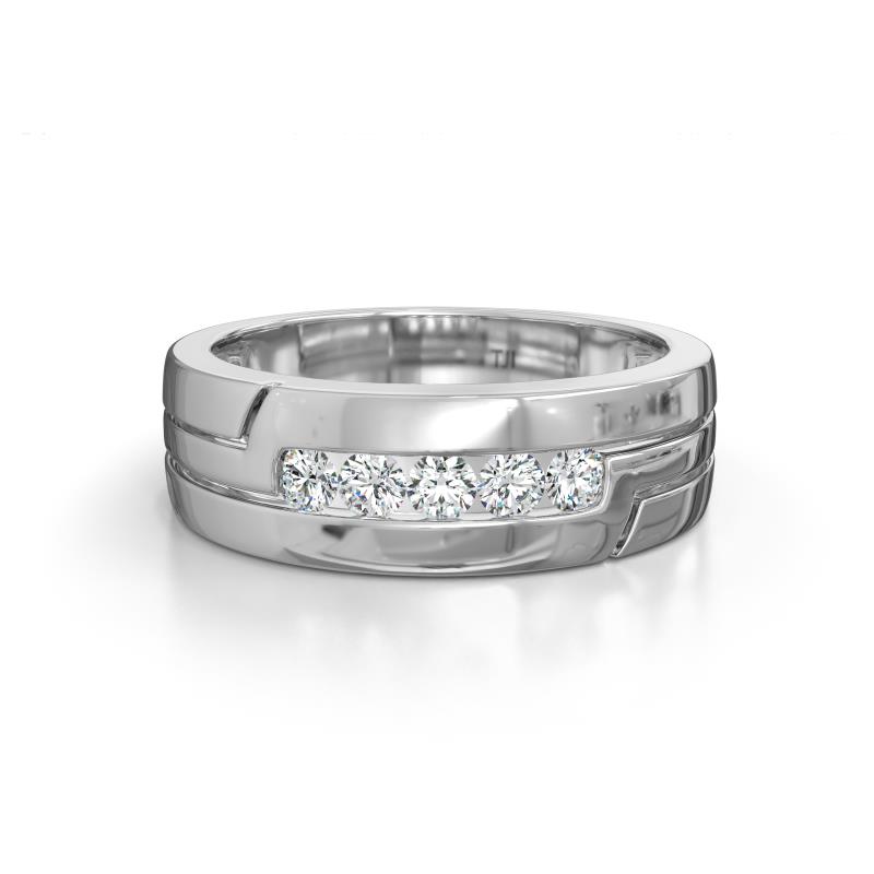 Brandon 0.30 ctw Lab Grown Diamonds High Polished Men Wedding Band (7 mm) 