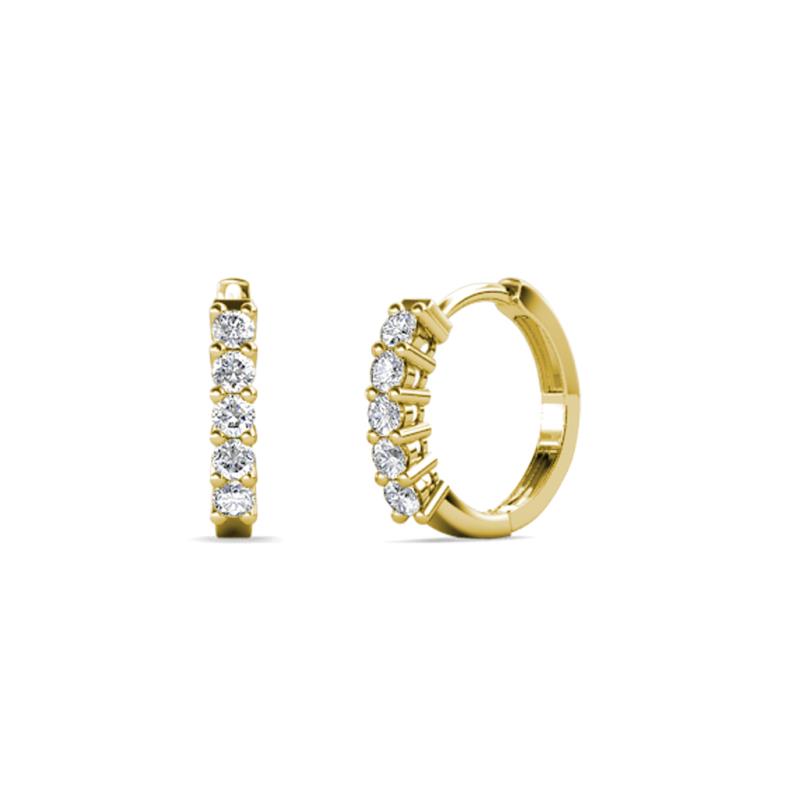 Aricia Petite 0.35 ctw Lab Grown Diamond Women Hoop Earrings 