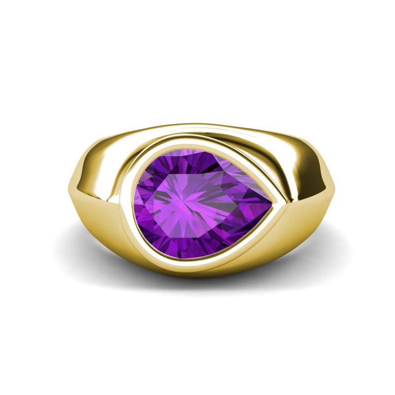 Dianne 1.70 ct Pear Shape Amethyst Women Solitaire Engagement Ring 