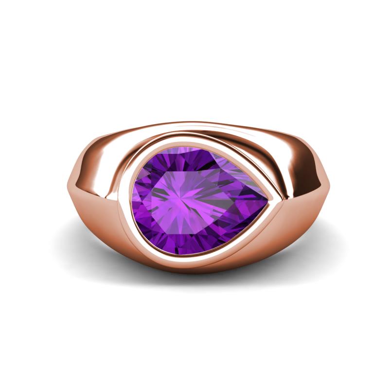 Dianne 1.70 ct Pear Shape Amethyst Women Solitaire Engagement Ring 
