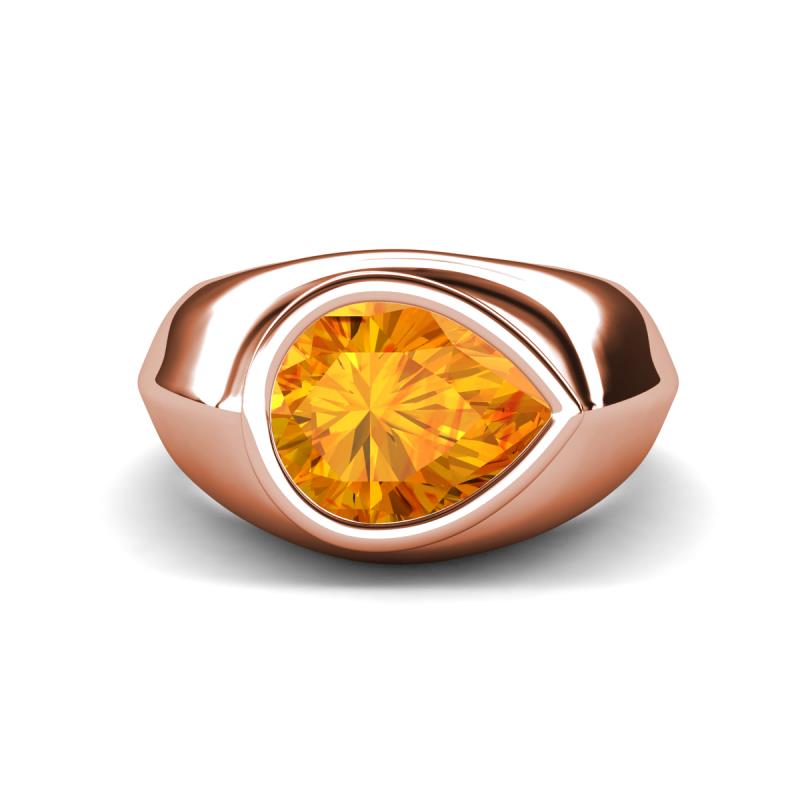 Dianne 1.75 ct Pear Shape Citrine Women Solitaire Engagement Ring 