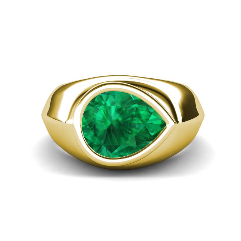 Dianne 2.00 ct Pear Shape Emerald Women Solitaire Engagement Ring 