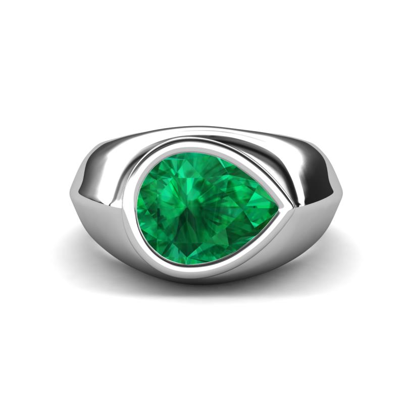 Dianne 2.00 ct Pear Shape Emerald Women Solitaire Engagement Ring 