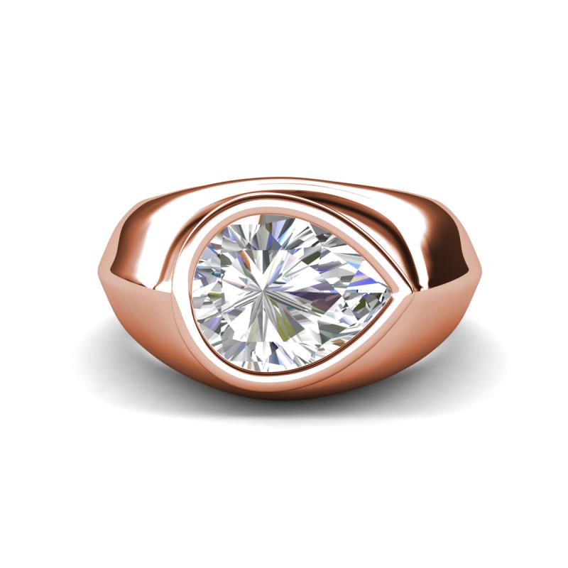 Dianne 1.90 ct Pear Shape Moissanite Women Solitaire Engagement Ring 