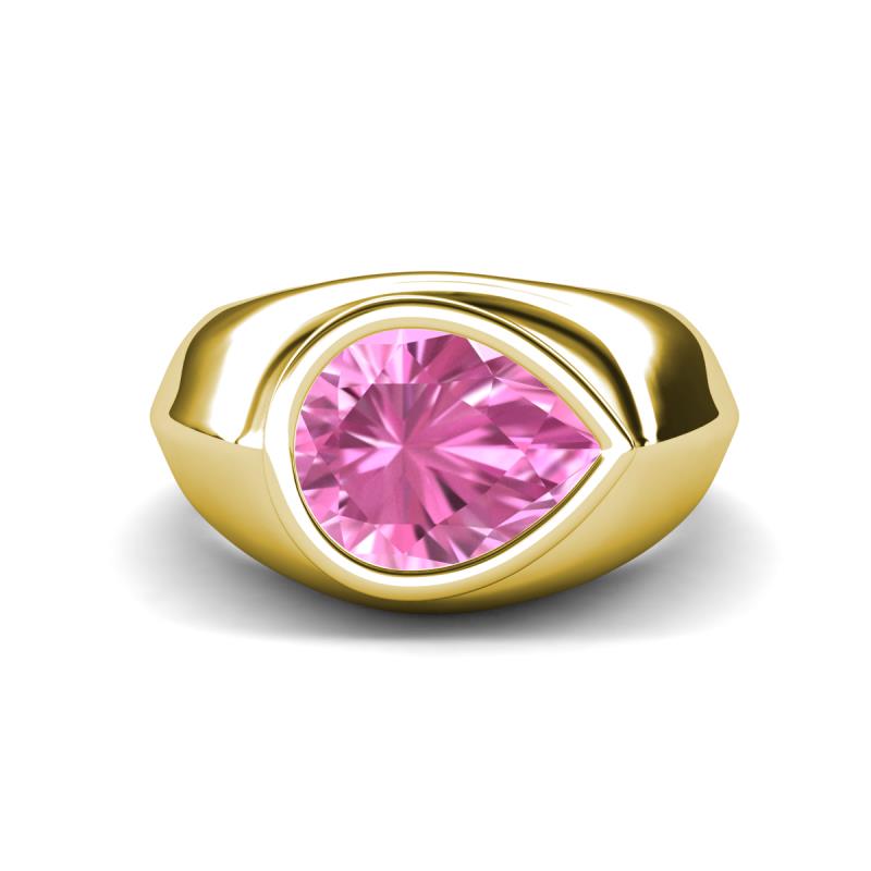 Dianne 3.15 ct Pear Shape Pink Sapphire Women Solitaire Engagement Ring 