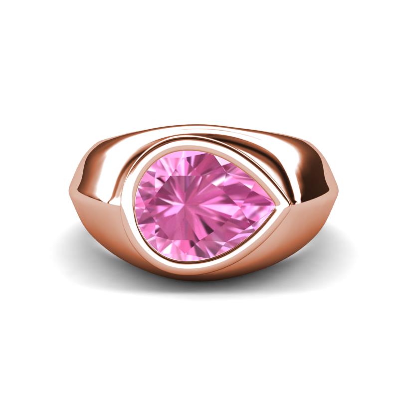 Dianne 3.15 ct Pear Shape Pink Sapphire Women Solitaire Engagement Ring 