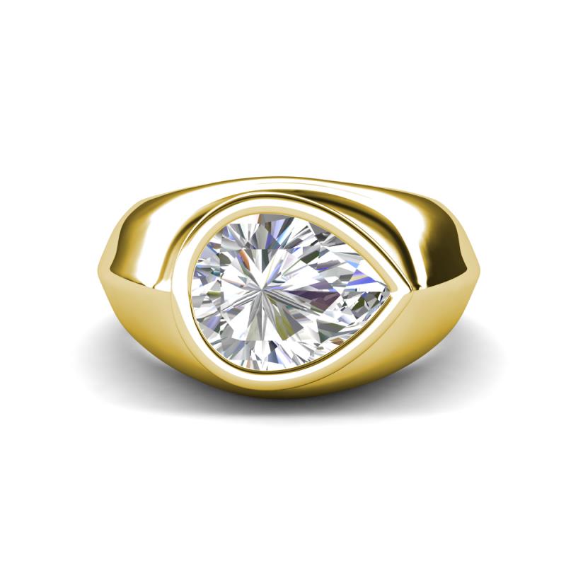 Dianne 1.90 ct Pear Shape Moissanite Women Solitaire Engagement Ring 