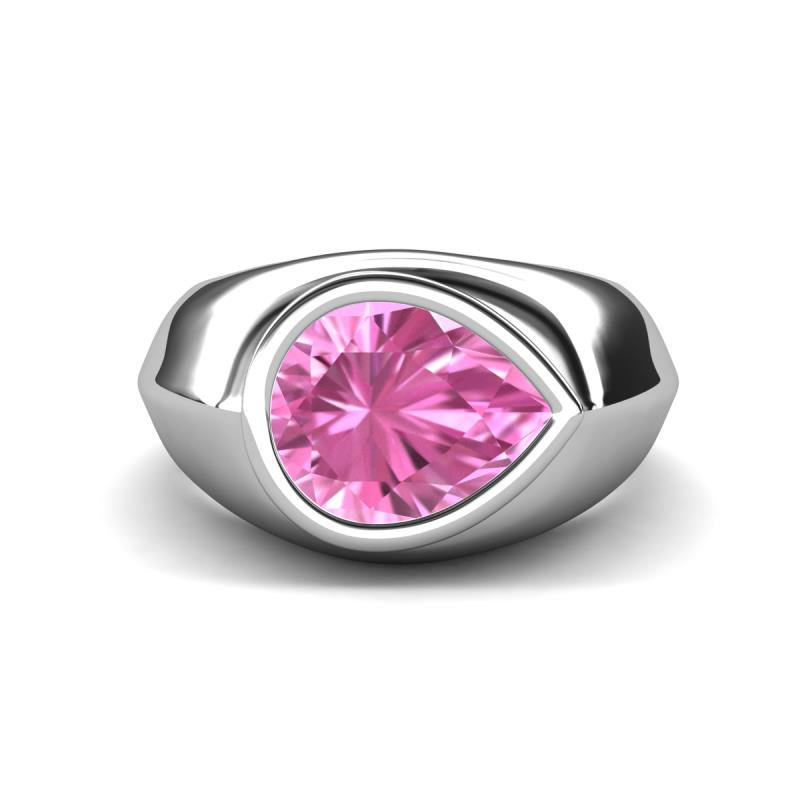 Dianne 3.15 ct Pear Shape Pink Sapphire Women Solitaire Engagement Ring 