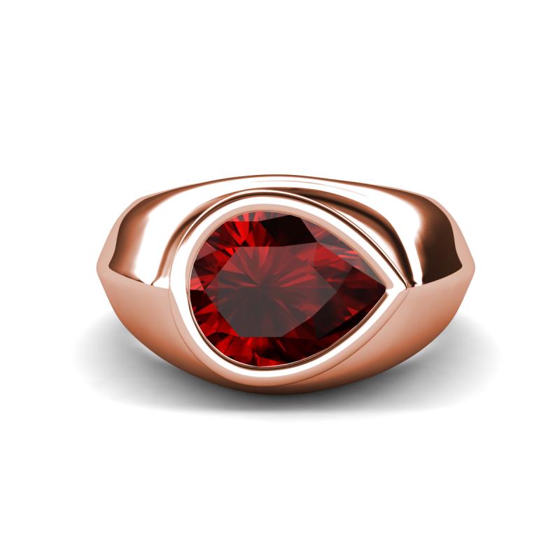 Dianne 2.15 ct Pear Shape Red Garnet Women Solitaire Engagement Ring 