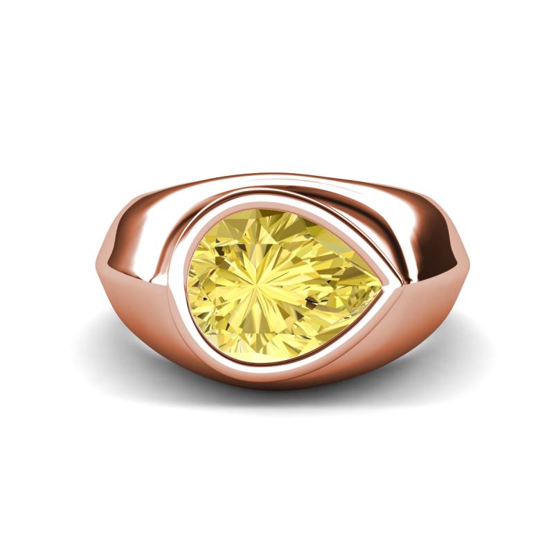 Dianne 2.50 ct Pear Shape Yellow Sapphire Women Solitaire Engagement Ring 