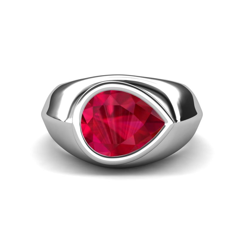 Dianne 2.50 ct Pear Shape Ruby Women Solitaire Engagement Ring 