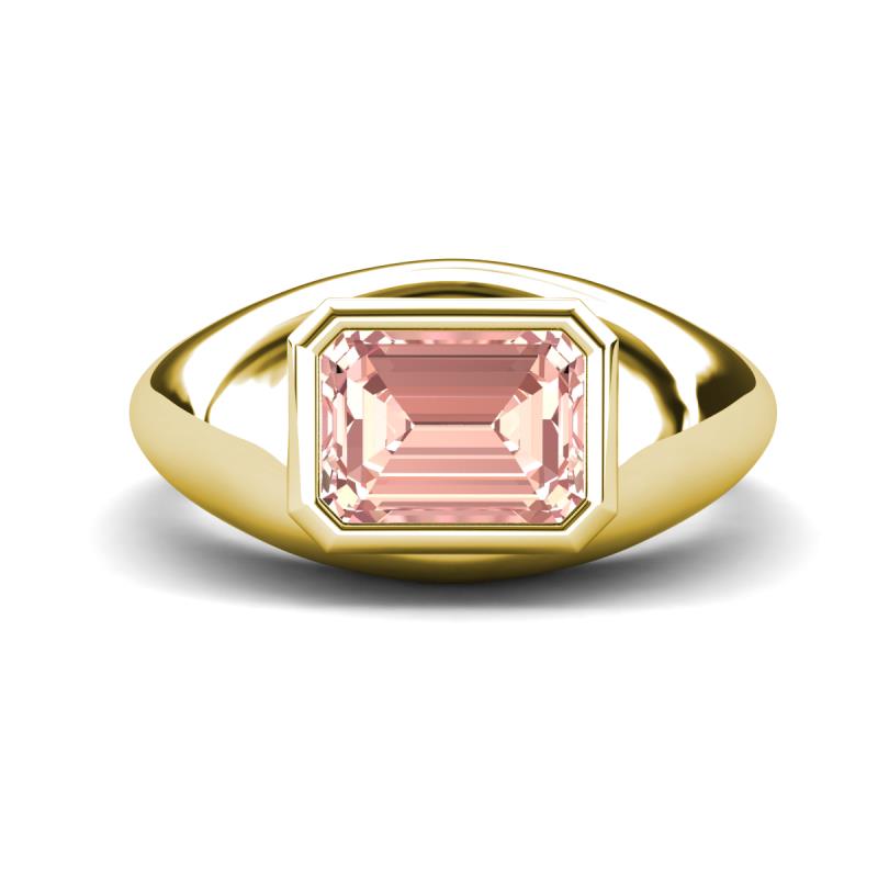 Dianne 2.25 ct Emerald Shape Morganite Women Solitaire Engagement Ring 