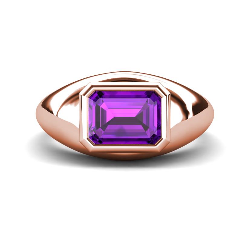 Dianne 2.00 ct Emerald Shape Amethyst Women Solitaire Engagement Ring 