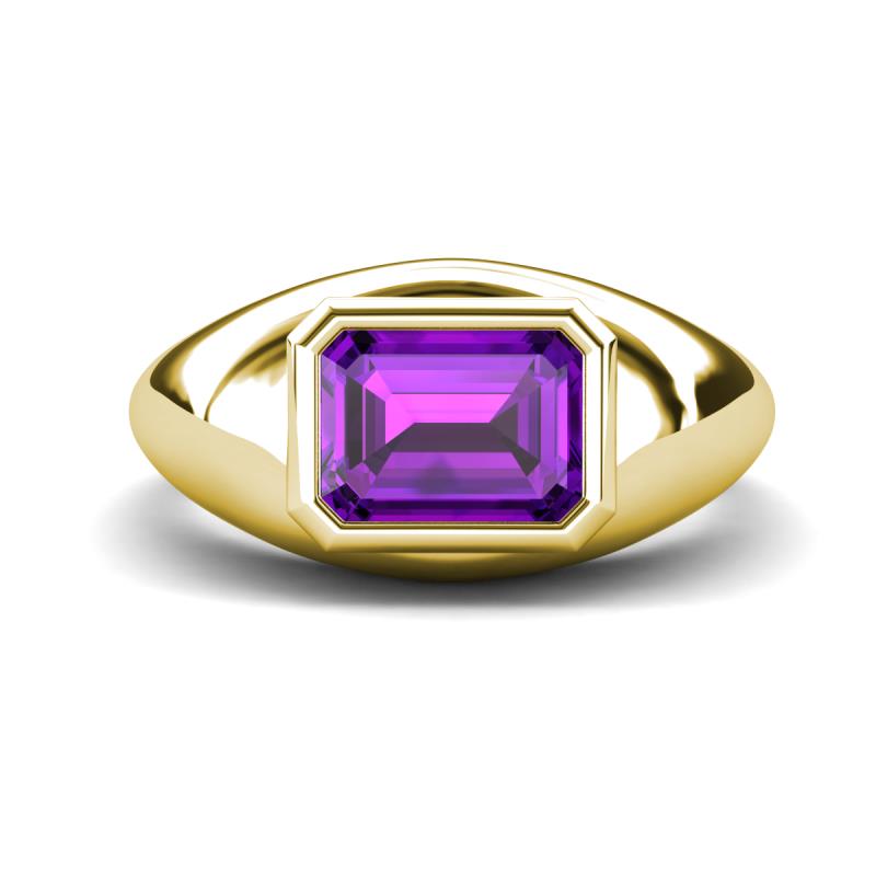 Dianne 2.00 ct Emerald Shape Amethyst Women Solitaire Engagement Ring 