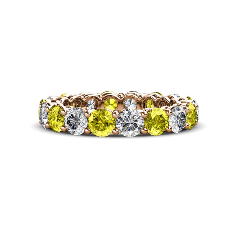Tiffany 3.60 ctw Yellow Diamond and Diamond (3.80 mm) Eternity Band 