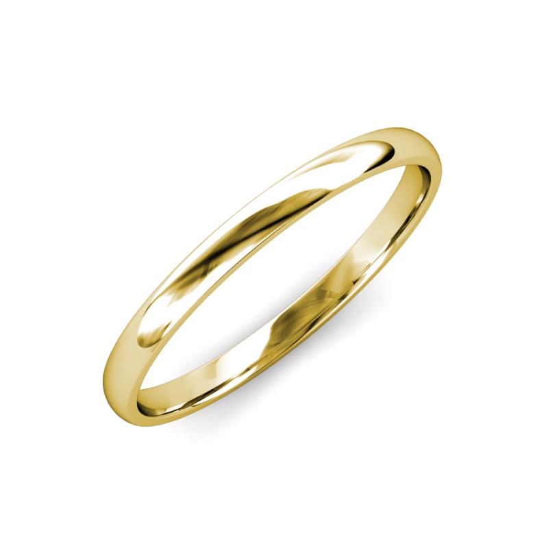 Valerio High Polish Dome Wedding Band (2.00 mm) 