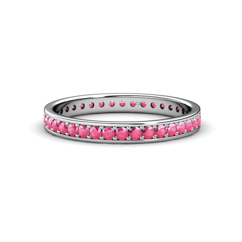 Livia 1.70 mm Pink Tourmaline Eternity Band 