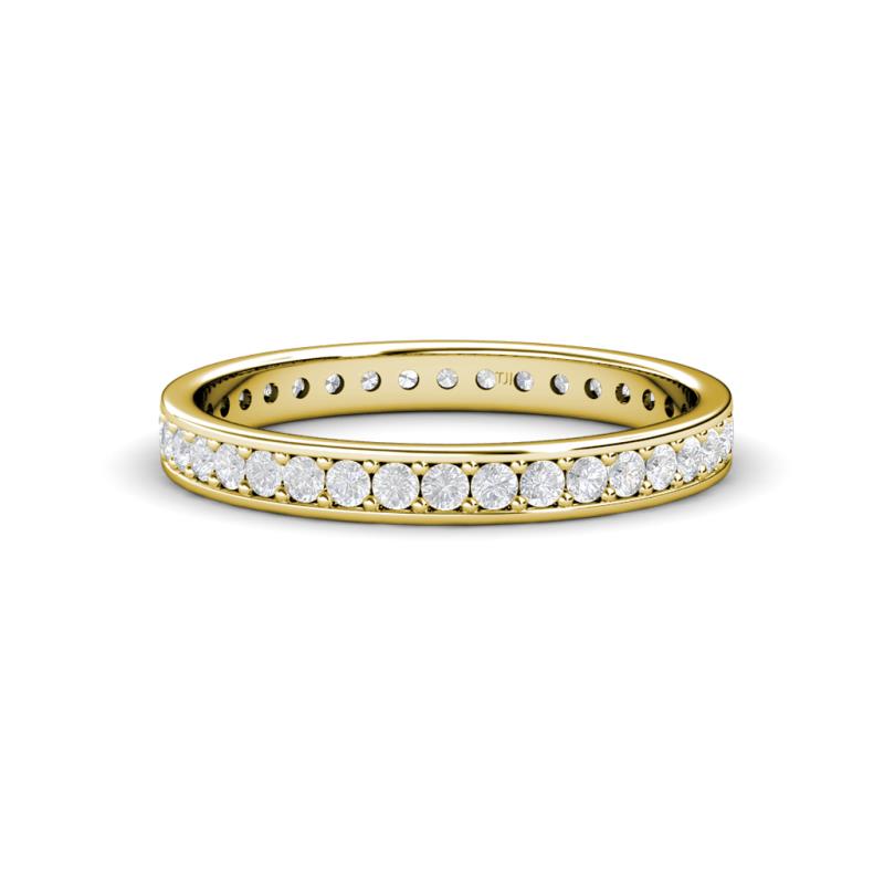 Livia 1.70 mm White Sapphire Eternity Band 