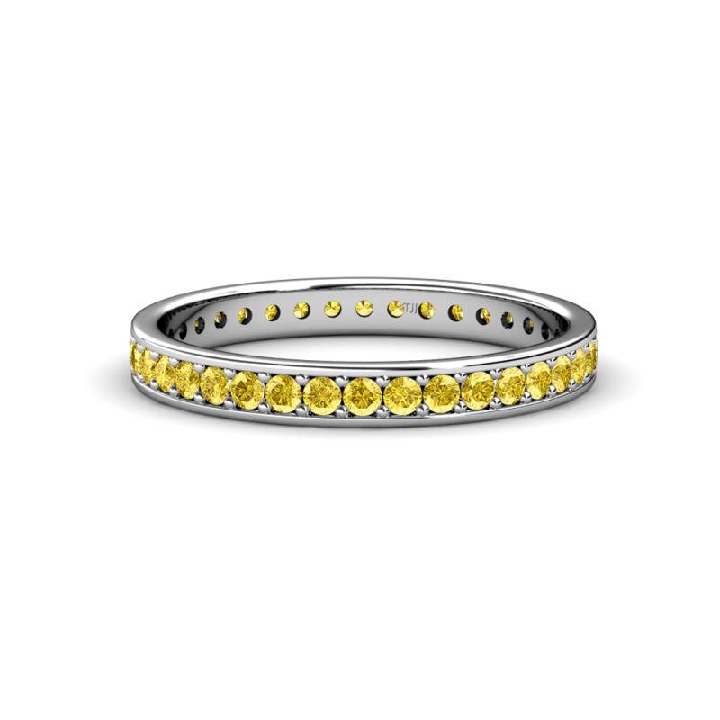 Livia 1.70 mm Yellow Sapphire Eternity Band 