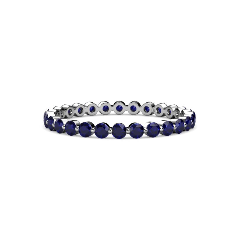 Valerie 2.00 mm Blue Sapphire Eternity Band 
