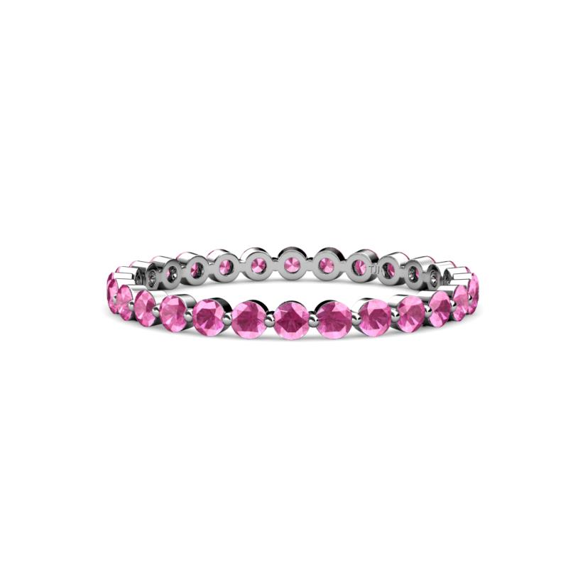 Valerie 2.00 mm Pink Sapphire Eternity Band 