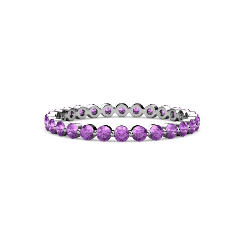Valerie 2.00 mm Amethyst Eternity Band 