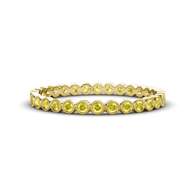 Arria 2.00 mm Yellow Sapphire Eternity Band 