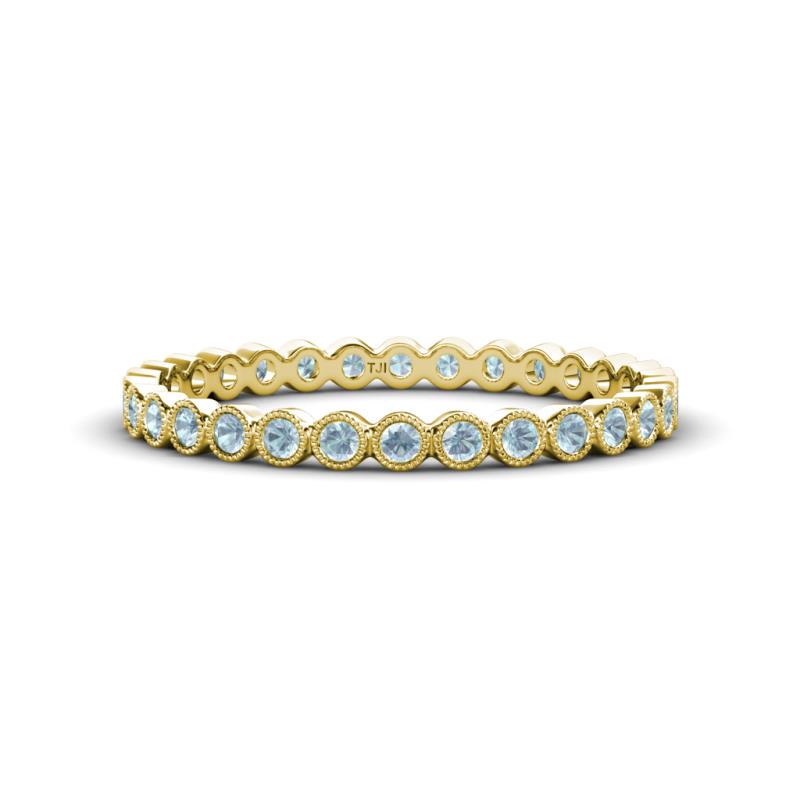 Arria 2.00 mm Aquamarine Eternity Band 