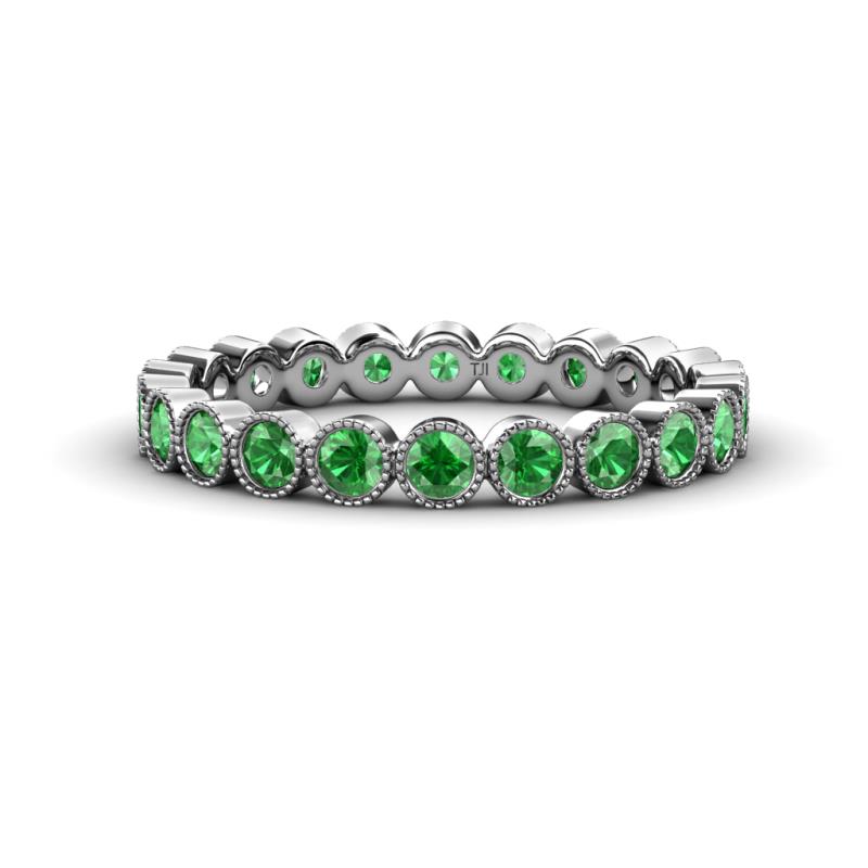 Arria 2.70 mm Green Garnet Eternity Band 