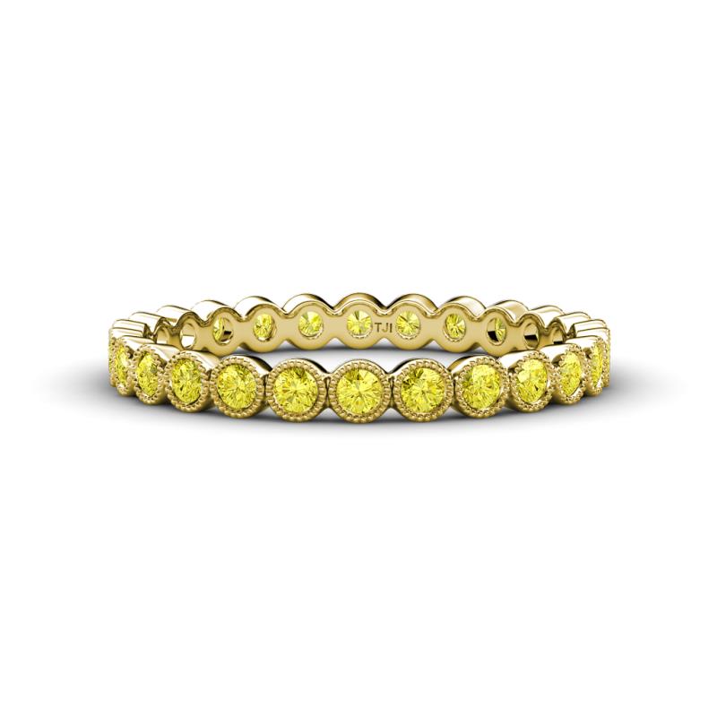 Arria 2.40 mm Yellow Sapphire Eternity Band 