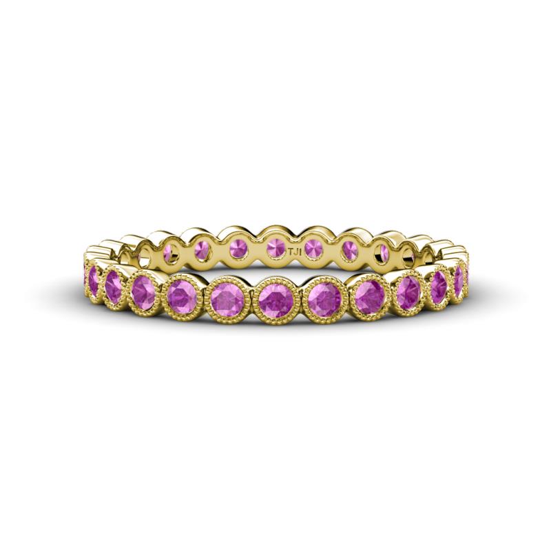 Arria 2.40 mm Amethyst Eternity Band 