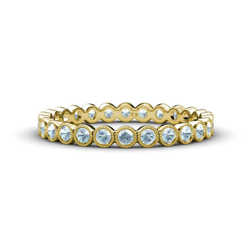 Arria 2.40 mm Aquamarine Eternity Band 