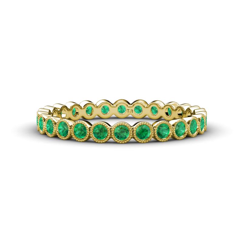Arria 2.40 mm Emerald Eternity Band 