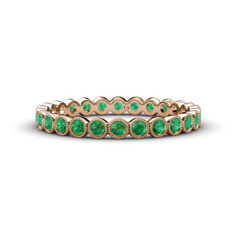 Arria 2.40 mm Emerald Eternity Band 