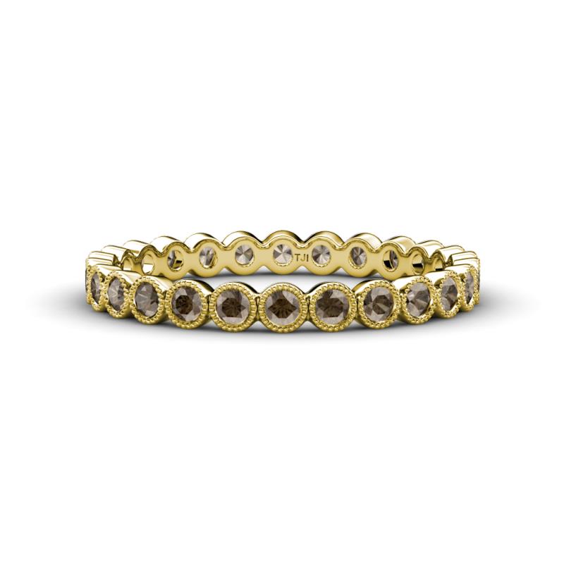 Arria 2.40 mm Smoky Quartz Eternity Band 