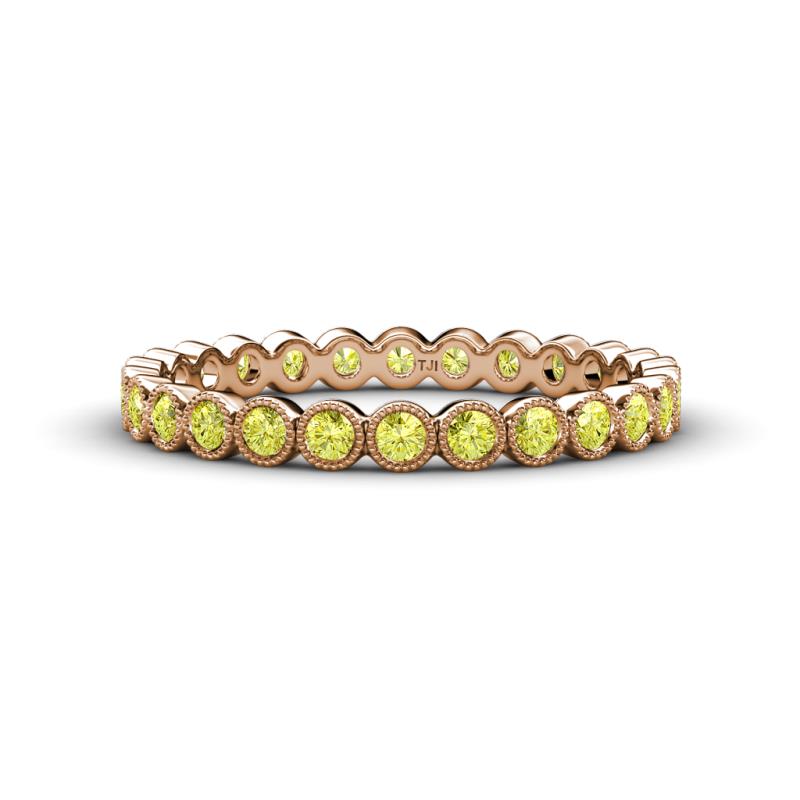 Arria 2.40 mm Yellow Diamond Eternity Band 