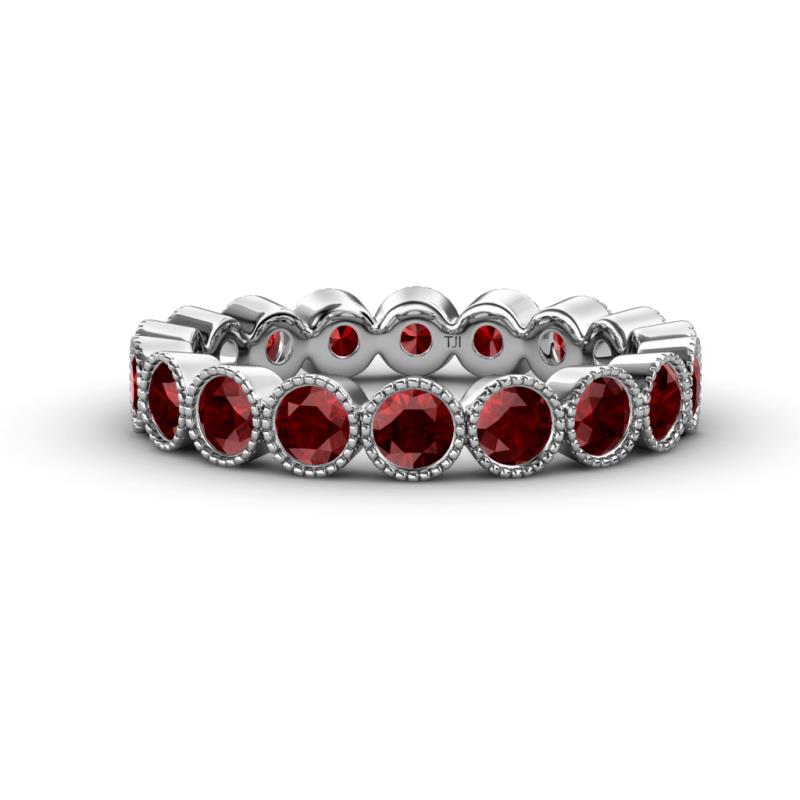 Arria 3.00 mm Red Garnet Eternity Band 